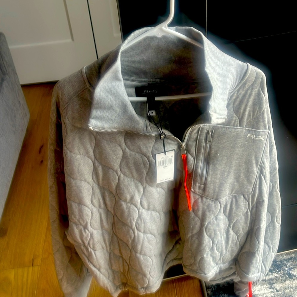 Gray half zip Ralph Lauren xxl